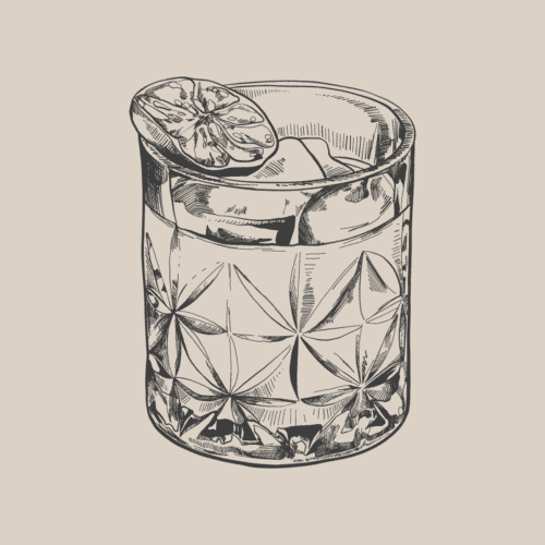 a rocks, old fashioned glass