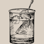 a cocktail in a rocks glass