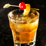 Apple bourbon smash