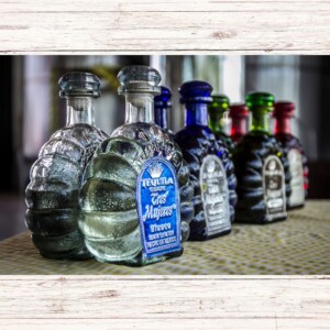 bottles of tequila