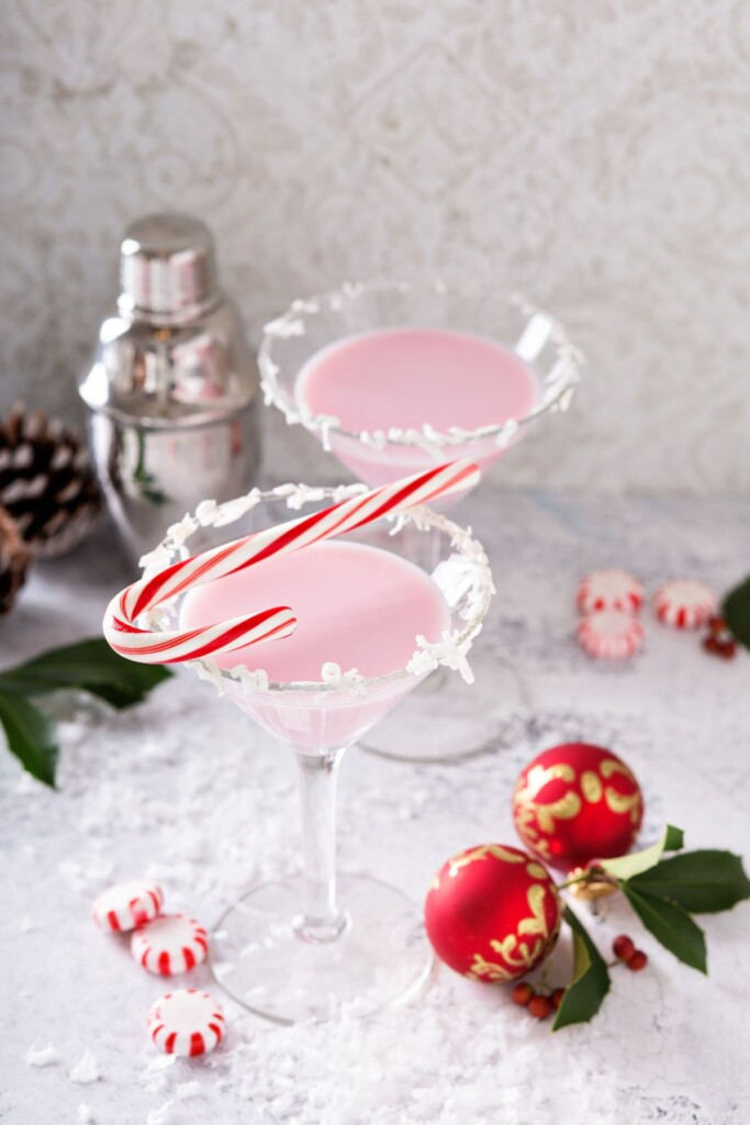 Peppermint martini